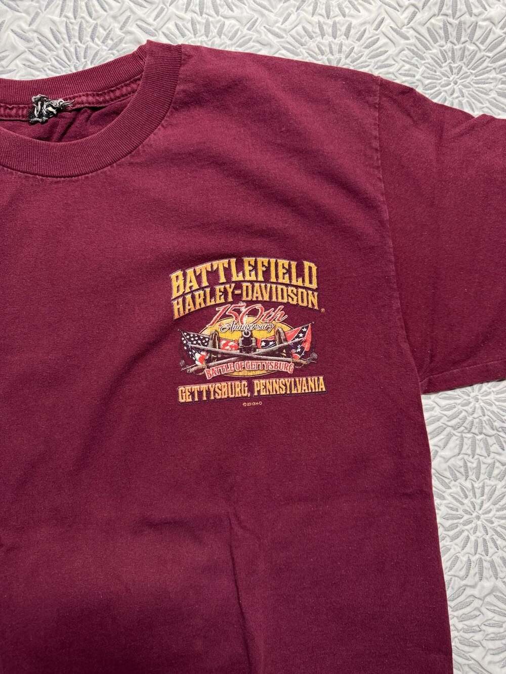 Harley-Davidson Battlefield Gettysburg 150th Anniversary Graphic T-Shirt